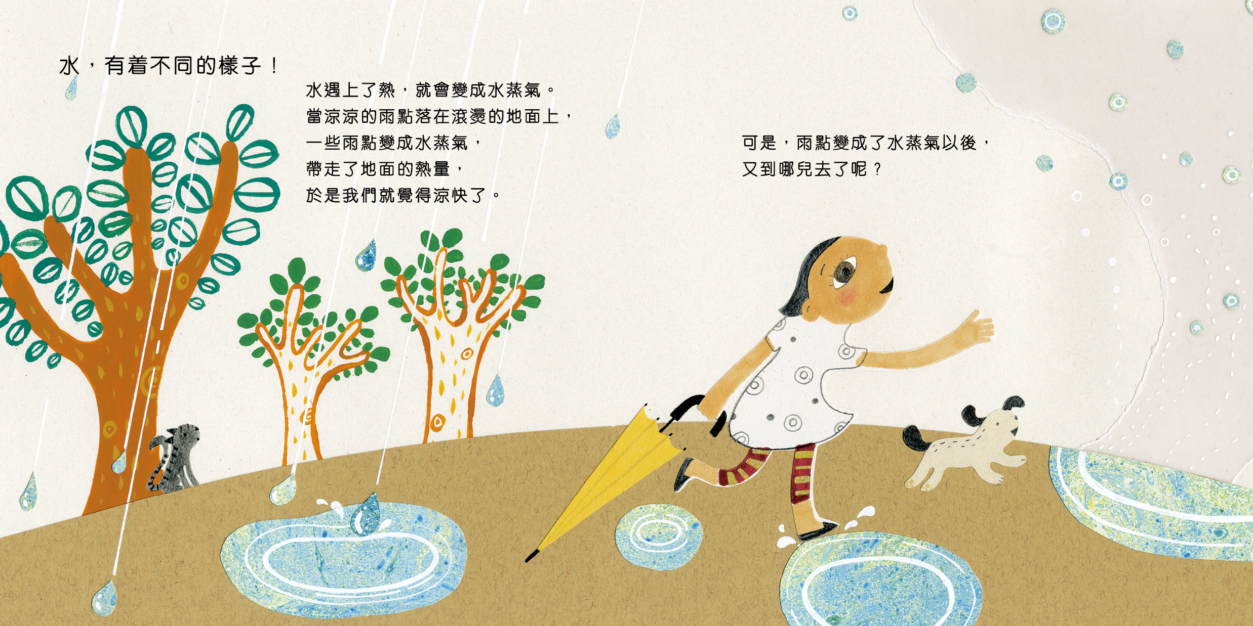 忙碌的水