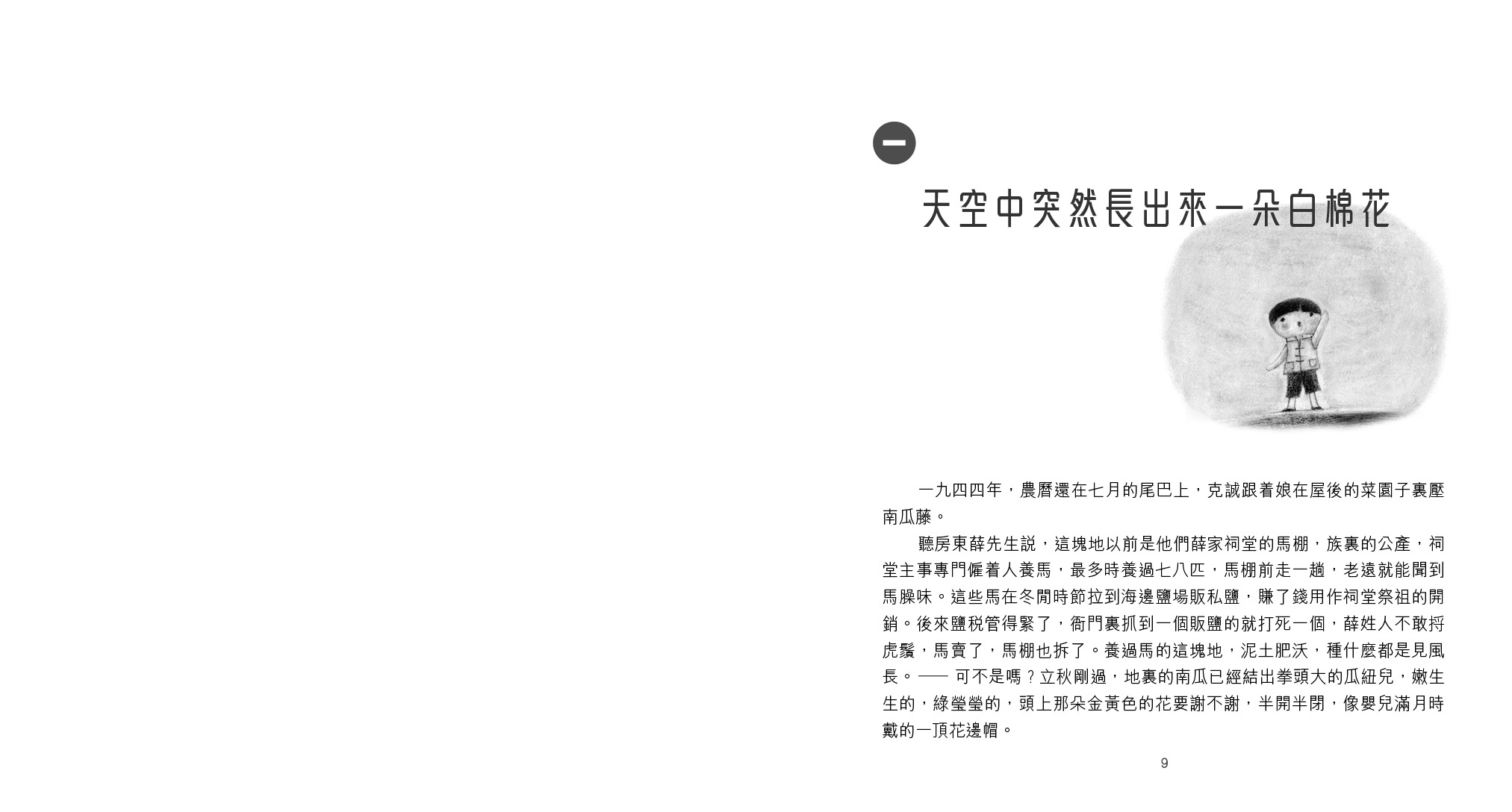 飄落的白棉花